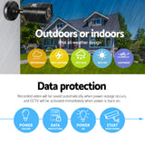 UL-tech CCTV Security System 4CH DVR 4 Cameras 2TB Hard Drive