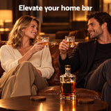 Artiss 5cm Clear Ice Mold Whiskey Large Square Ice Cube Tray