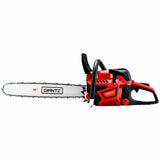 Giantz Chainsaw Petrol 45CC 16" Bar Commercial E-Start Pruning Chain Saw 1.7kW