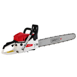 Giantz 62cc Petrol Chainsaw 24 Inch Bar Chain Saw Tree Pruner 2 Stroke E-Start