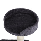 CHARLIE'S Lite Cat Tree With Round House Charcoal