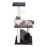 CHARLIE'S Lite Three Tier Cat Tree Scratching Post Charcoal