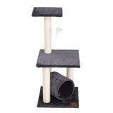 CHARLIE'S Lite Three Tier Cat Tree Scratching Post Charcoal