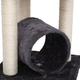 CHARLIE'S Lite Three Tier Cat Tree Scratching Post Charcoal