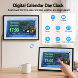 Artiss 10" Smart Digital Clock Calendar HD IPS Touchscreen Weather Photo Frame