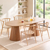 Artiss Dining Chairs Set of 2, Leisure Accent Chair for Living Room & Balcony Spindle Back