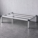 Giantz 91x51cm Aluminum Dunnage Rack Heavy Duty Kitchen Storage Platform