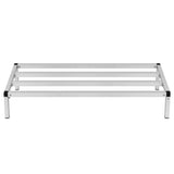Giantz 122x51cm Aluminum Dunnage Rack Heavy Duty Kitchen Storage Platform