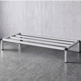 Giantz 122x51cm Aluminum Dunnage Rack Heavy Duty Kitchen Storage Platform
