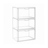 Artiss Clear Acrylic Display Case 3 Pack Toy Storage Box
