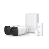 EUFY SECURITY CAM PLUS. 2 CAM KIT + 1 BONUS ENTRY SENSOR (B-GRADE-REFURB)