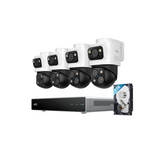 eufy S4 Max NVR POE 24/7 Security System - 4 x PTZ Cameras