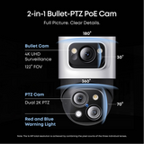 eufy S4 Max NVR POE 24/7 Security System - 4 x PTZ Cameras