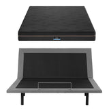 Artiss King size bed frame with Giselle Bedding King Mattress, adjustable bed Base Combo for Snoring Relief, Independent Head Foot Incline, Wireless Remote, Black,18cm Thickness