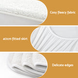 Giselle Electric Blanket LED Remote Sherpa Fleece Underlay Fully Fitted Machine Washable King Single
