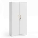 Astiss 180cm Steel Locker Cabinet Mental Storage 4 Adjustable Shelves
