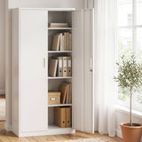 Astiss 180cm Steel Locker Cabinet Mental Storage 4 Adjustable Shelves
