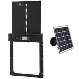 Giantz Automatic Chicken Coop Door 37cm Solar Powered Smart App Control Black