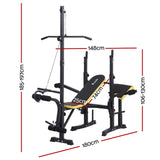 Everfit Weight Bench 14in1 Press Multi-Station Fitness Home Gym Equipment
