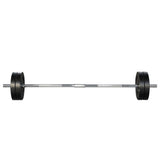 Everfit 48kg Barbell Set Weight Plates Bar Lifting Bench 168cm