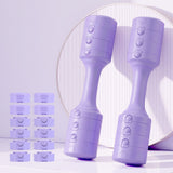 Everfit Adjustable Dumbbell Set 2.5kg x 2 Weights Set 4-in-1 for Women Home Gym Purple