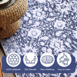 Artiss Hallway Runner Rug 80X300cm Soft Velvet Washable Modern Kitchen Mat