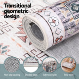 Artiss Washable Floor Rug 240X340cm Large Area Rug Modern Living Room Carpet