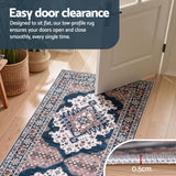 Artiss 60 x 120 cm Washable Runner Area Rug No Hard Glue Quilt-Like Soft for Home Decor, 0.5cm Ultra-Thin Pet Friendly Bohemian Medallion Bedroom Carpet