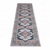 Artiss 60 x 300 cm Washable Runner Area Rug No Hard Glue Quilt-Like Soft for Home Decor, 0.5cm Ultra-Thin Pet Friendly Bohemian Medallion Bedroom Carpet