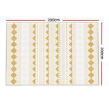 Artiss Rug 200x290cm Area Rug Washable Mat Large Carpet Soft Short Pile Ella