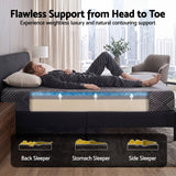 Giselle 25cm Single Memory Foam Mattress Gel Infused Foam Removable Cover