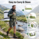 Giselle Folding Mattress Single 8cm Foldable Camping Travel Roll-Up Floor Bed