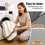 Giselle Bedding Foldable Mattress Folding Sofa Bed Tri-Fold Memory Foam Tencel Queen