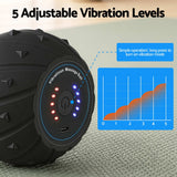 Everfit Electric Vibrating Peanut Massage Ball 5 Adjustable Levels High Power 3000RPM Motor 4D Floating Point Deep Tissue Trigger Point Muscle Relaxation Yoga Home Gym Type-C Rechargeable Support 80kg