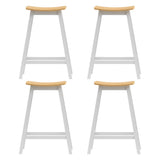 Artiss 4x Bar Stools Wooden Chairs Oak