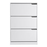Artiss Shoe Rack Cabinet 24 Pairs Adjustable Shelf White