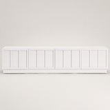 Artiss 180cm TV Unit Entertainment Cabinet Fluted Style Cable Management White