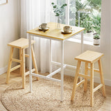 Artiss Bar Table Counter Height Kitchen High Dining Desk Pub 60x92cm Modern Pine