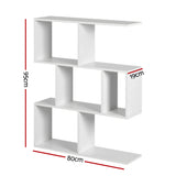 Artiss Floating Wall Shelf Bookshelf 3-Tier Display Storage Organiser White