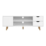Artiss TV Cabinet Entertainment Unit 120cm White Larin