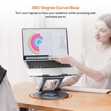 MBEAT Stage S9 Rotating Laptop Stand with Telescopic Height Adjustment