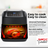 KITCHEN COUTURE 11.5L DIGITAL AIR FRYER BLACK