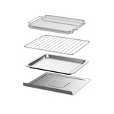 KITCHEN COUTURE 10L COMPACT AIR FRYER STAINLESS STEEL