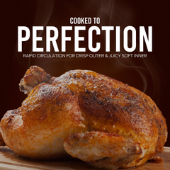 KITCHEN COUTURE 10L COMPACT AIR FRYER STAINLESS STEEL