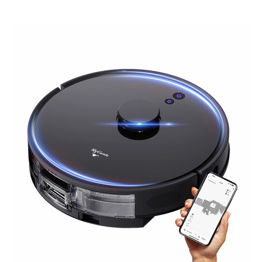 MYGENIE LASER SONIC AI ROBOTIC VACUUM - BLACK