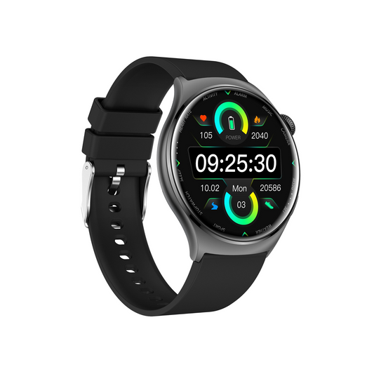 FitSmart Fusion Smartwatch 37mm AMOLED Black