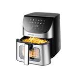 KITCHEN COUTURE 8L CLEAR VIEW AIR FRYER STAINLESS STEEL