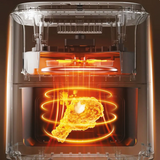 KITCHEN COUTURE 8L CLEAR VIEW AIR FRYER STAINLESS STEEL