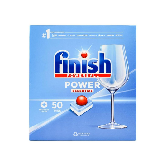 FINISH POWERBALL DISHWASHING TABLET POWER ESSENTIAL PK50