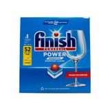 FINISH POWERBALL DISHWASHER TABLETS ALL IN 1 POWER ESSENTIAL EVERYDAY CLEAN LEMON PK52